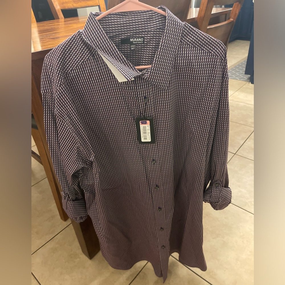 NWT 3XT. Murano liquid luxury. Men’s button down